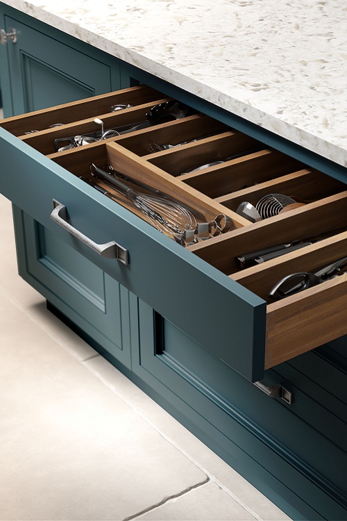 Dovetailed Cutlery Drawer, Walnut